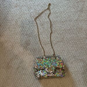 Girls sequin crossbody purse.